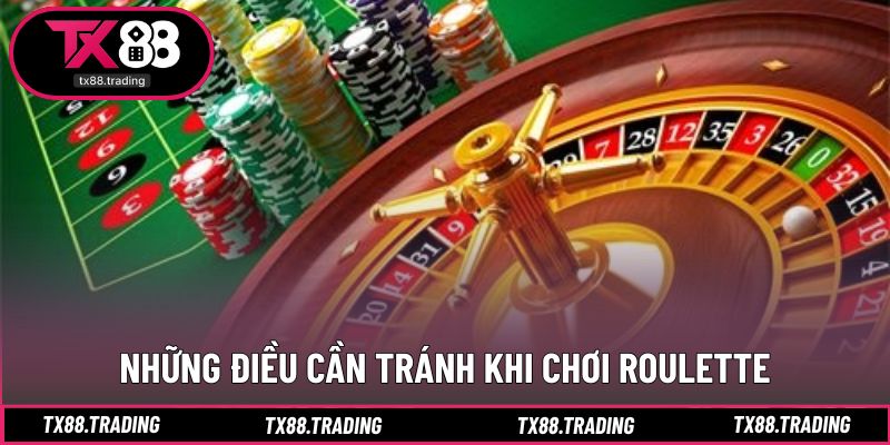 Lỗi dễ gặp phải khi tham gia roulette trực tuyến